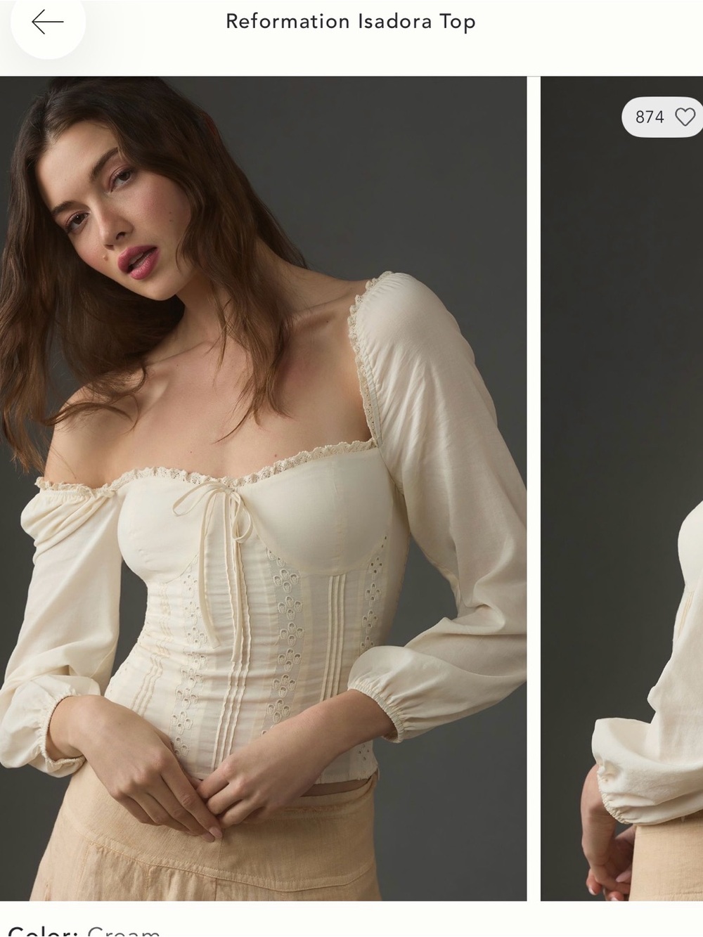 Reformation Isadora Top - Picture 2 of 6